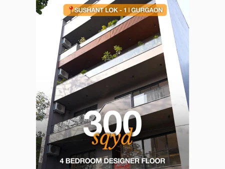 Elite 4 BHK Upper Ground Floor with Lift & Parking | 300 Sq. Yd