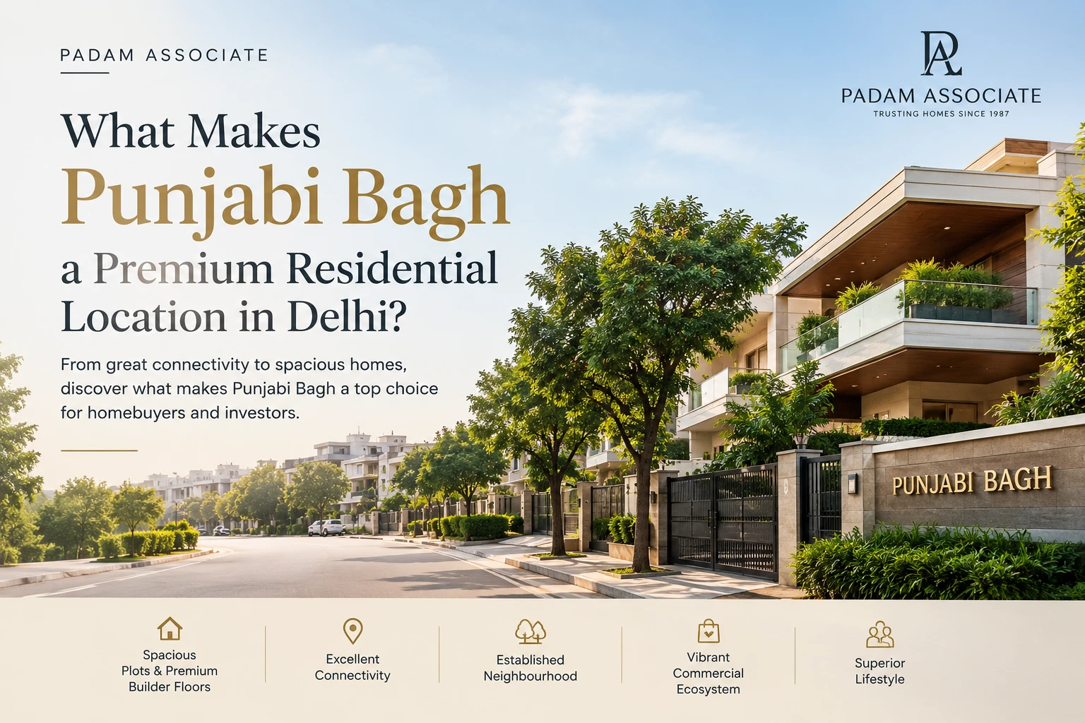 What Makes Punjabi Bagh a Premium Residential Location in Delhi?