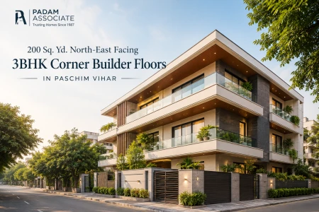 Premium 3BHK Builder Floors in Paschim Vihar, Delhi